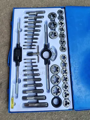 Tap and Die Set – Thread Cutting Tool Kit With Taps, Dies and Handles