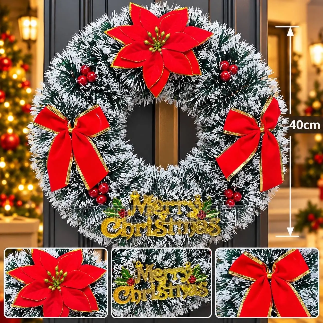 40cm Christmas Wreath