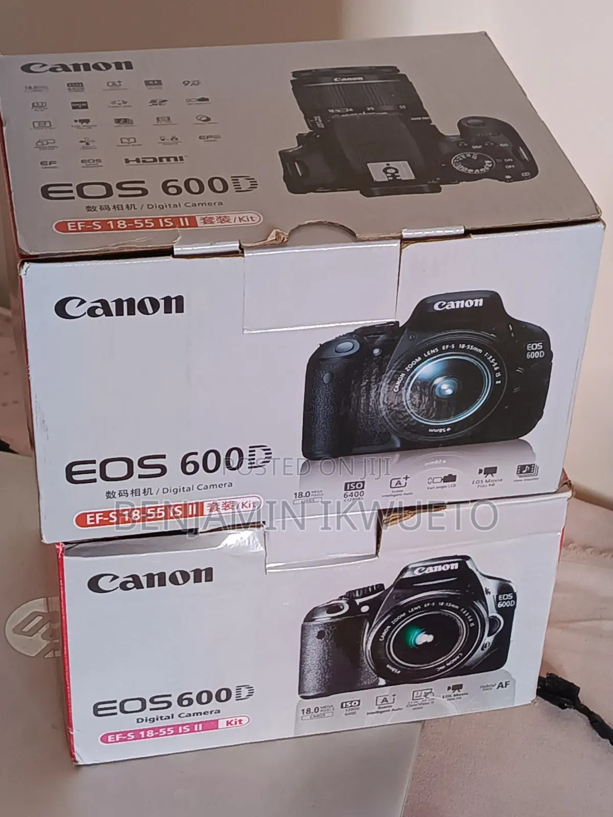 Canon 600D With 18-55mm Lens (Open Box)