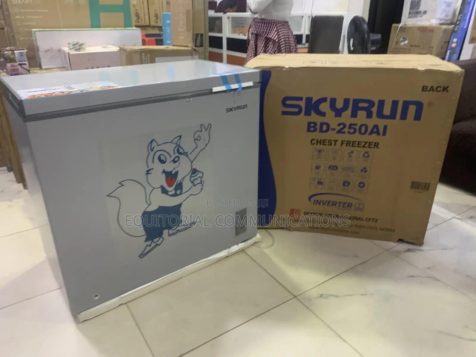 SKYRUN 200L Inverter Freezer for Restaurants and Food Businesses