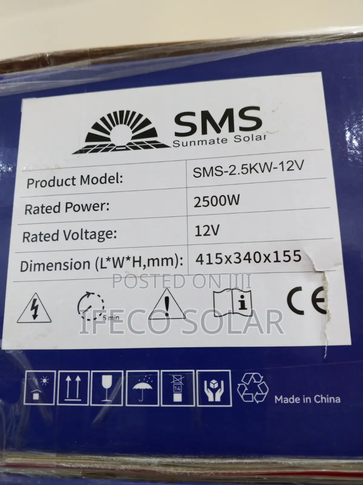 SMS 2kva 12v Solar Hybrid Inverter