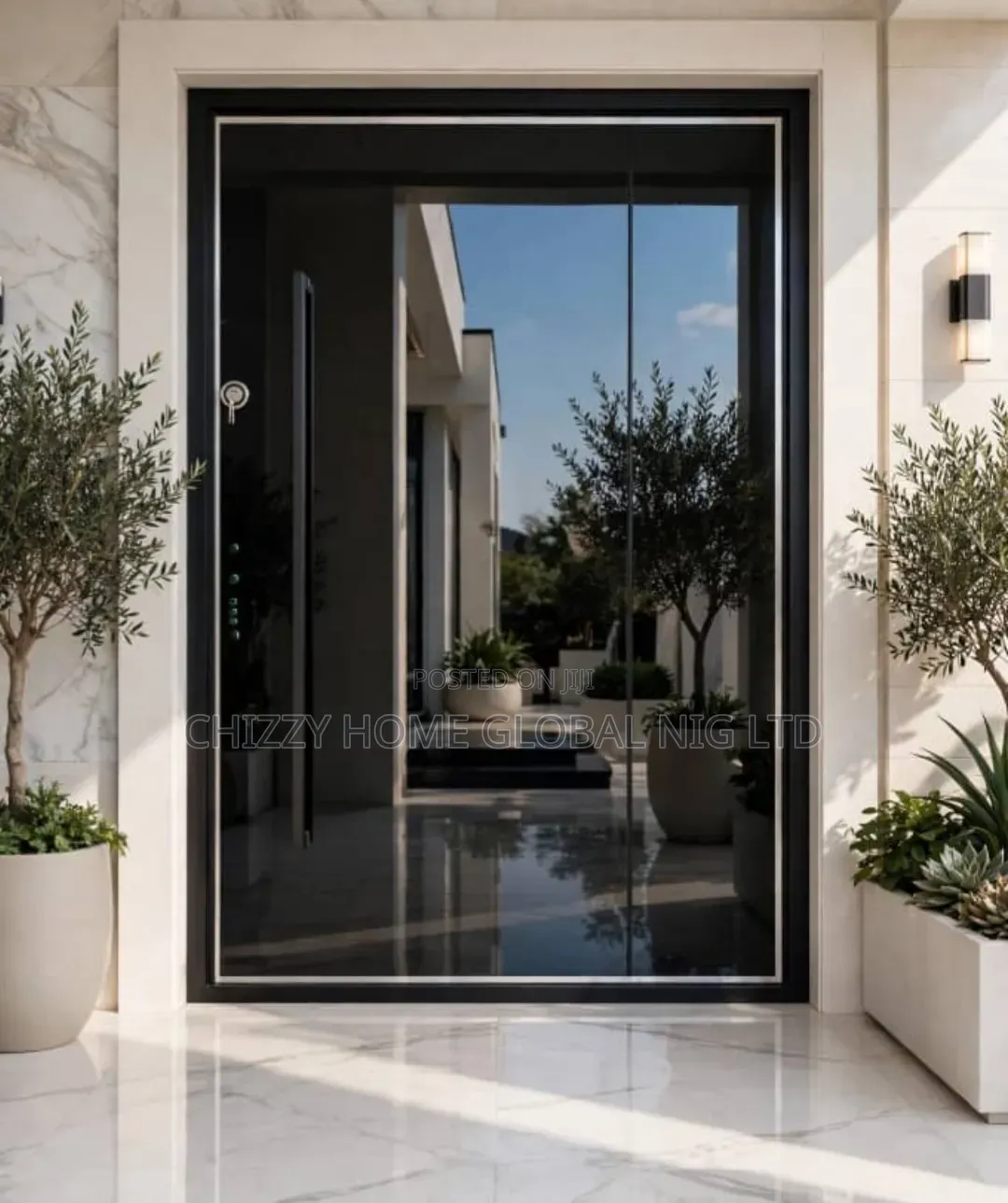 Quality Fabricated Pivot Door 9ft by 5ft