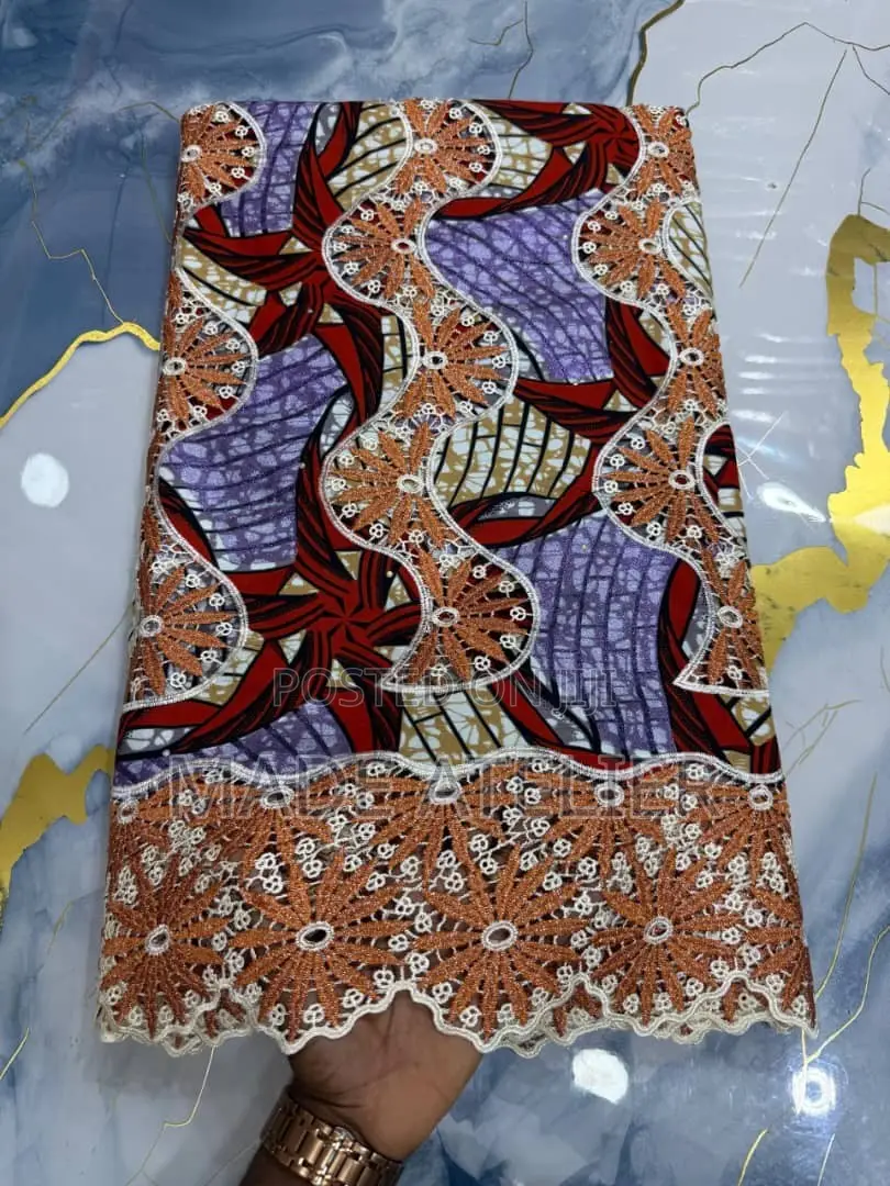 Ankara Cord Lace