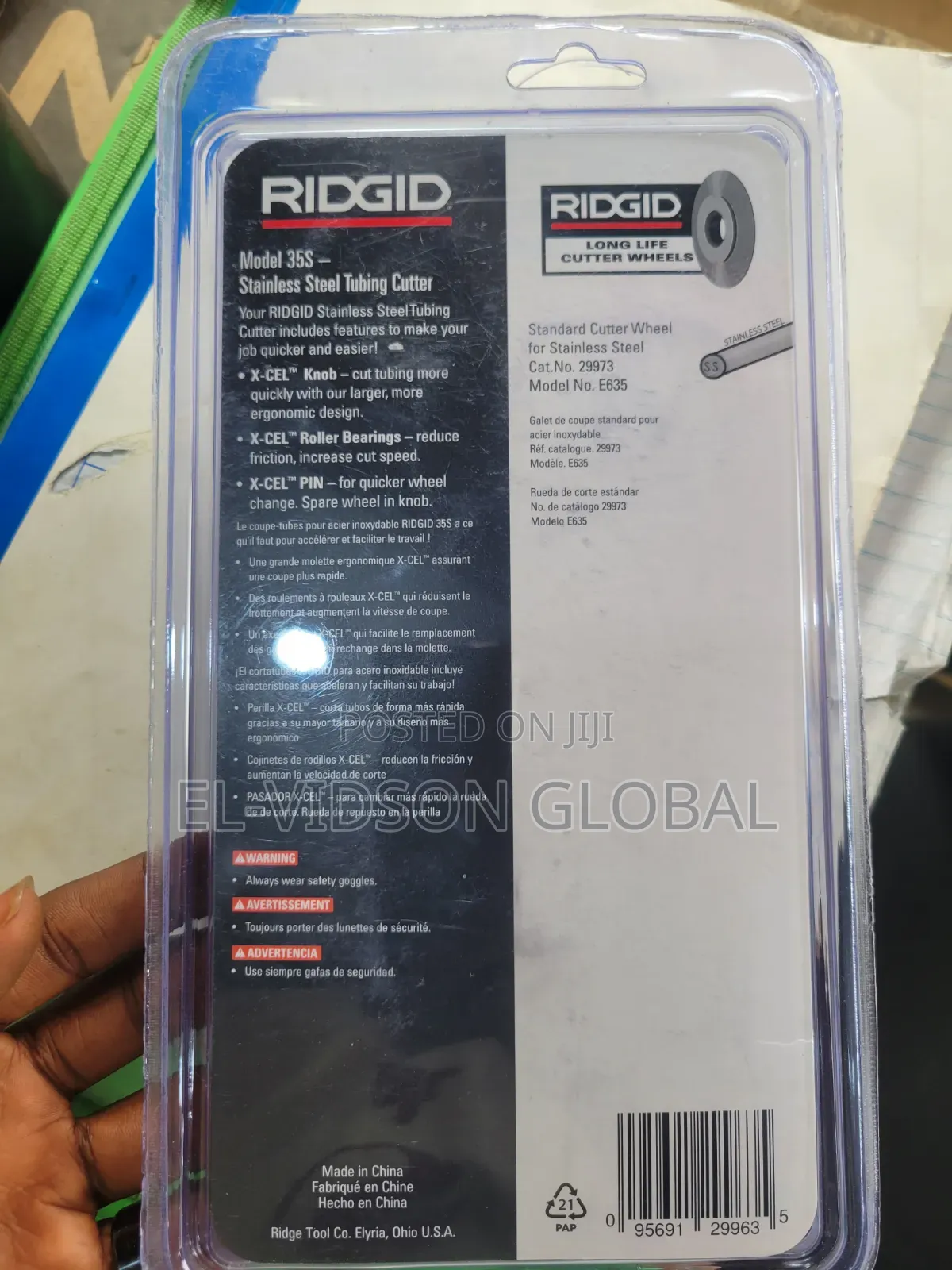 RIDGID Model 35S Stainless Steel Tubing Cutter