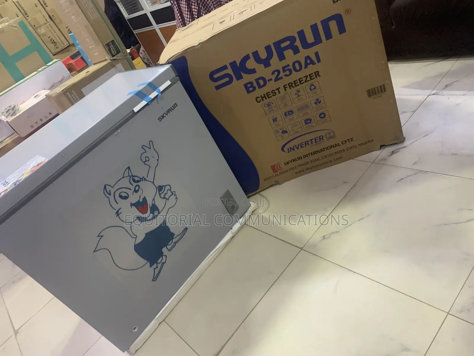 SKYRUN 200L Inverter Chest Freezer for Frozen Food Preservation