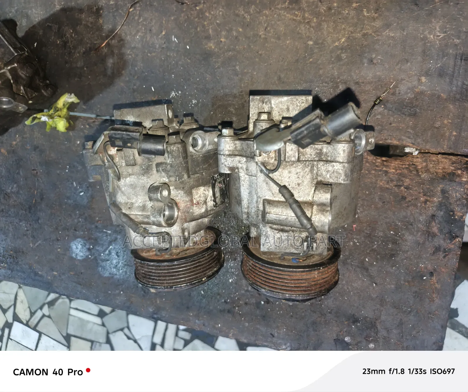 AC Compressor and Condenser
