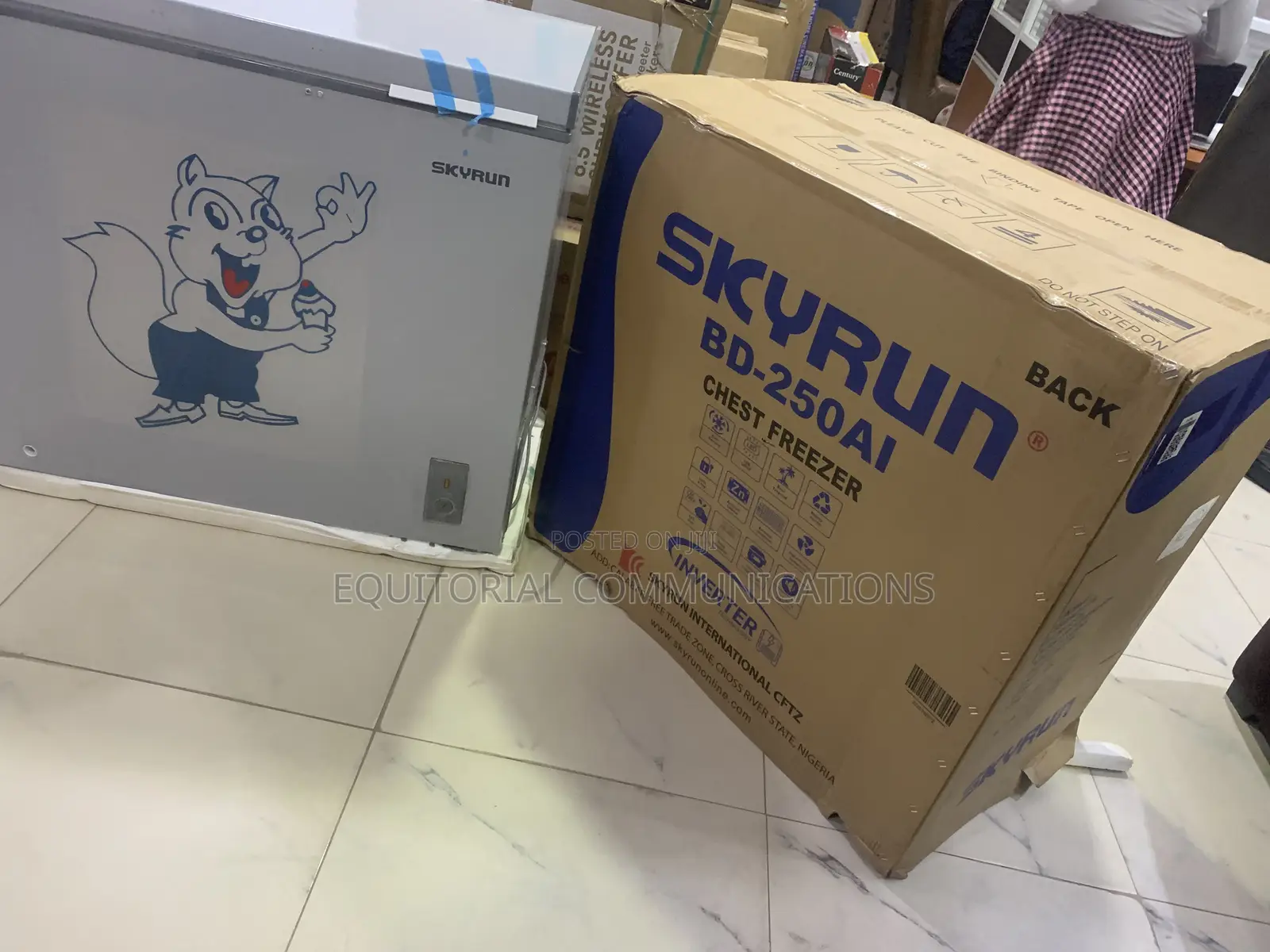 SKYRUN BD-250AI 200L Inverter Chest Freezer – Spacious and Practical