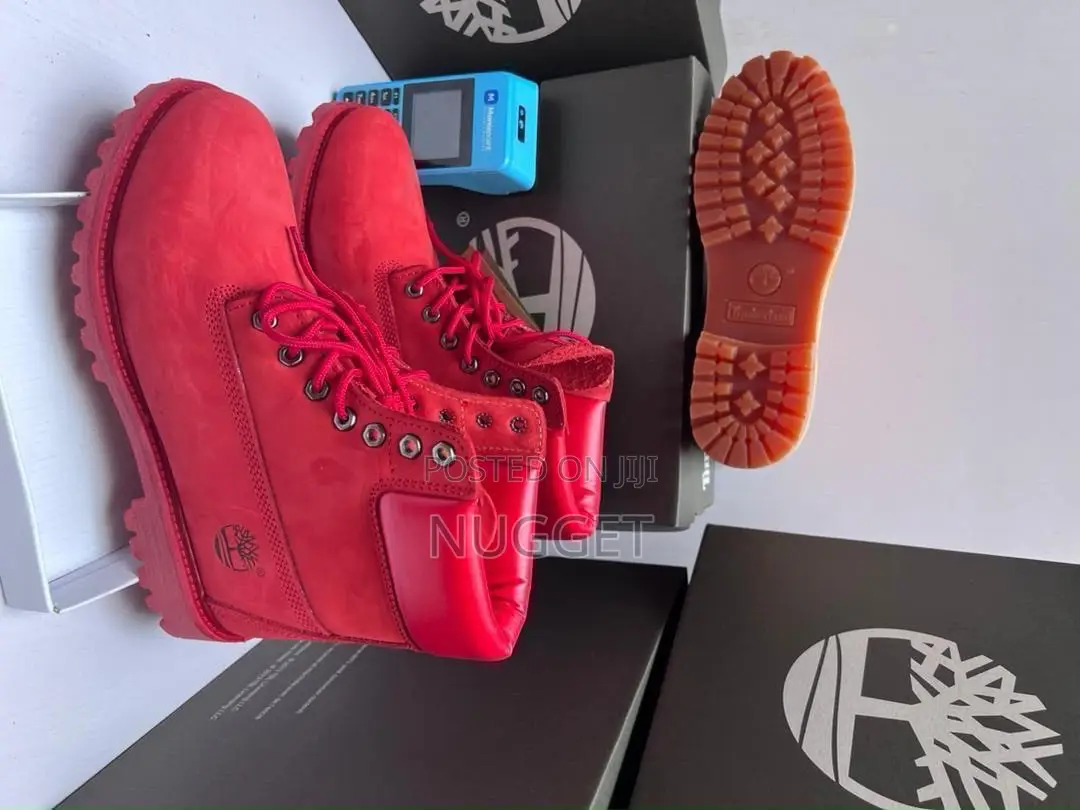 TimberLand All Red LUXURY GRADE BOOT