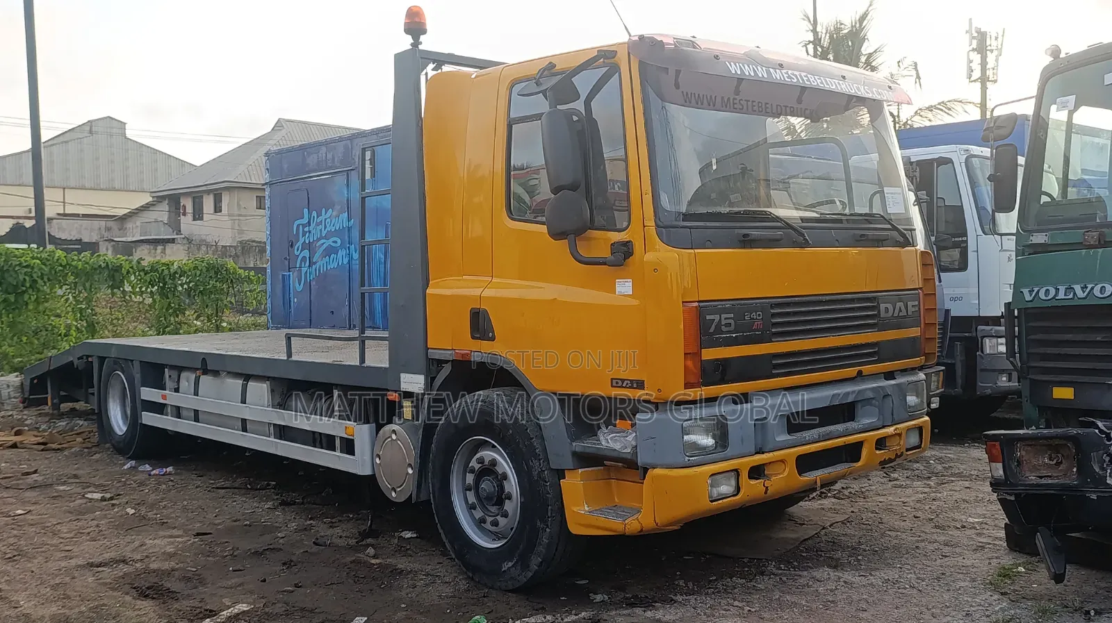 Foreign Used DAF 75 Ati 240 Flatbed Truck