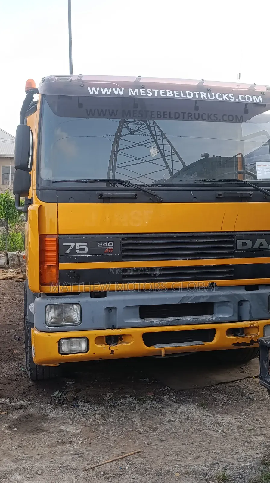 Foreign Used DAF 75 Ati 240 Flatbed Truck