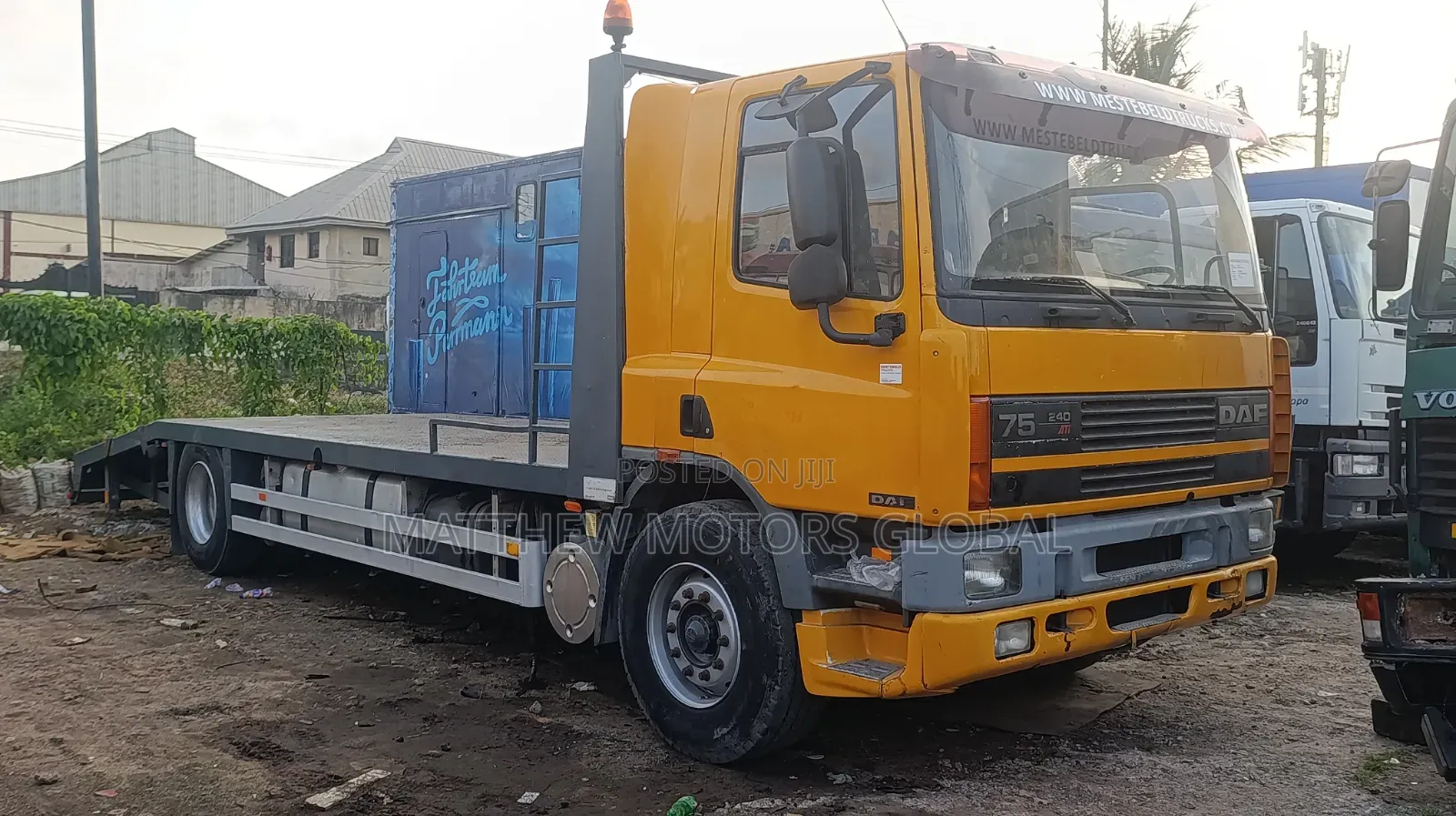 Foreign Used DAF 75 Ati 240 Flatbed Truck