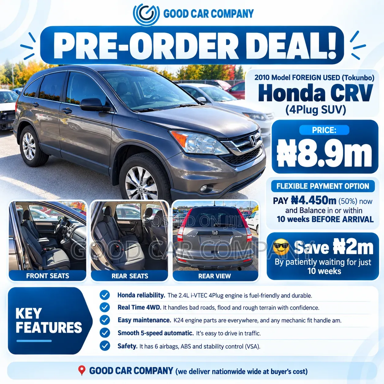 Honda CR-V 2010 Brown