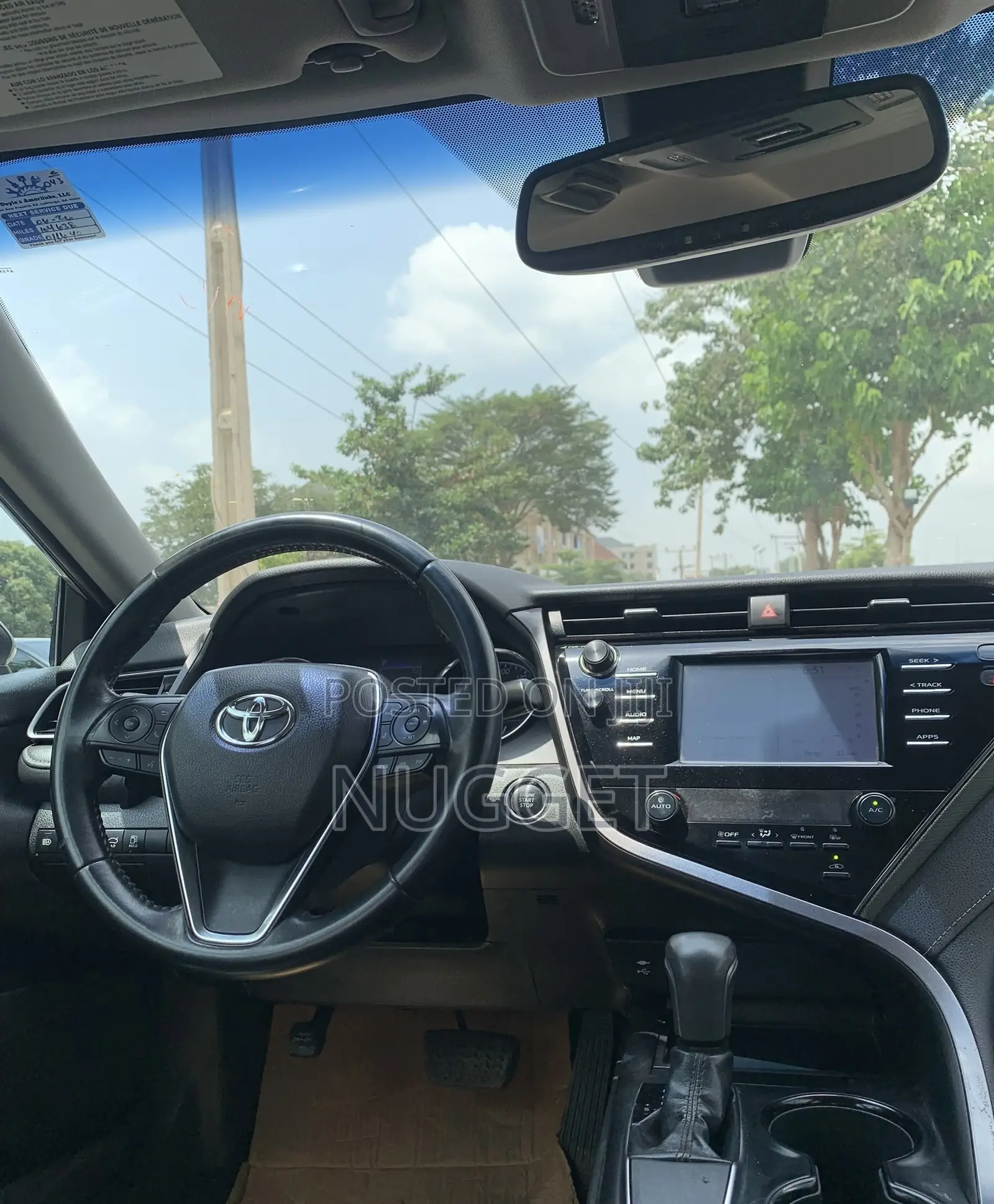 Toyota Camry SE (2.5L 4cyl 8A) 2019 Silver