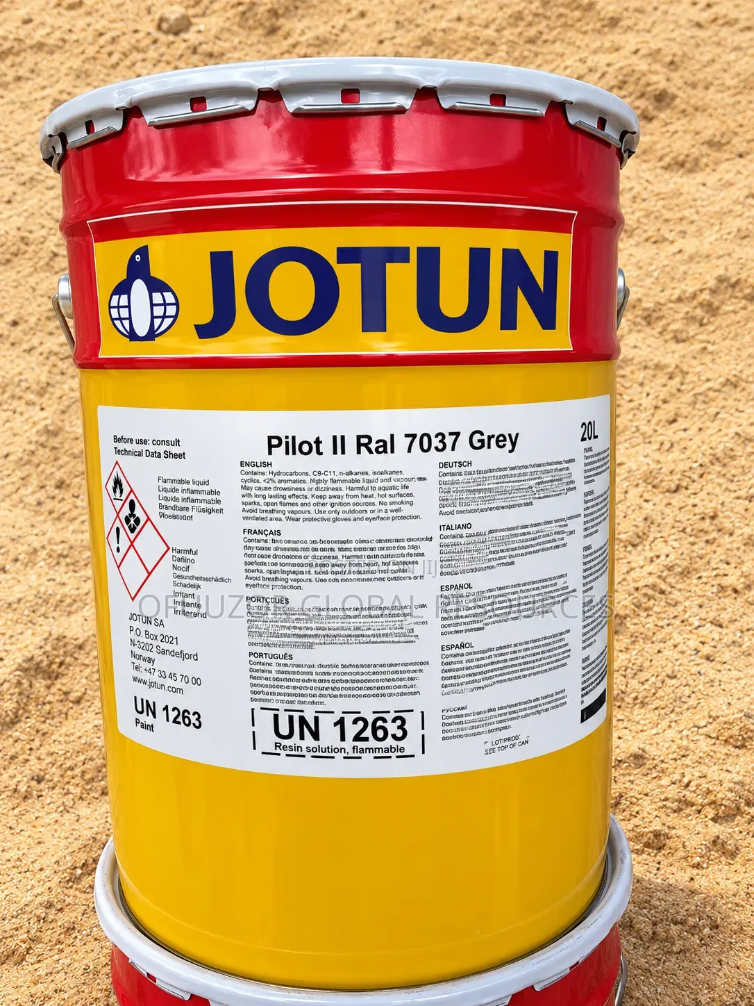 Jotun Pilot II Ral 7037 Grey Marine Paint 20L