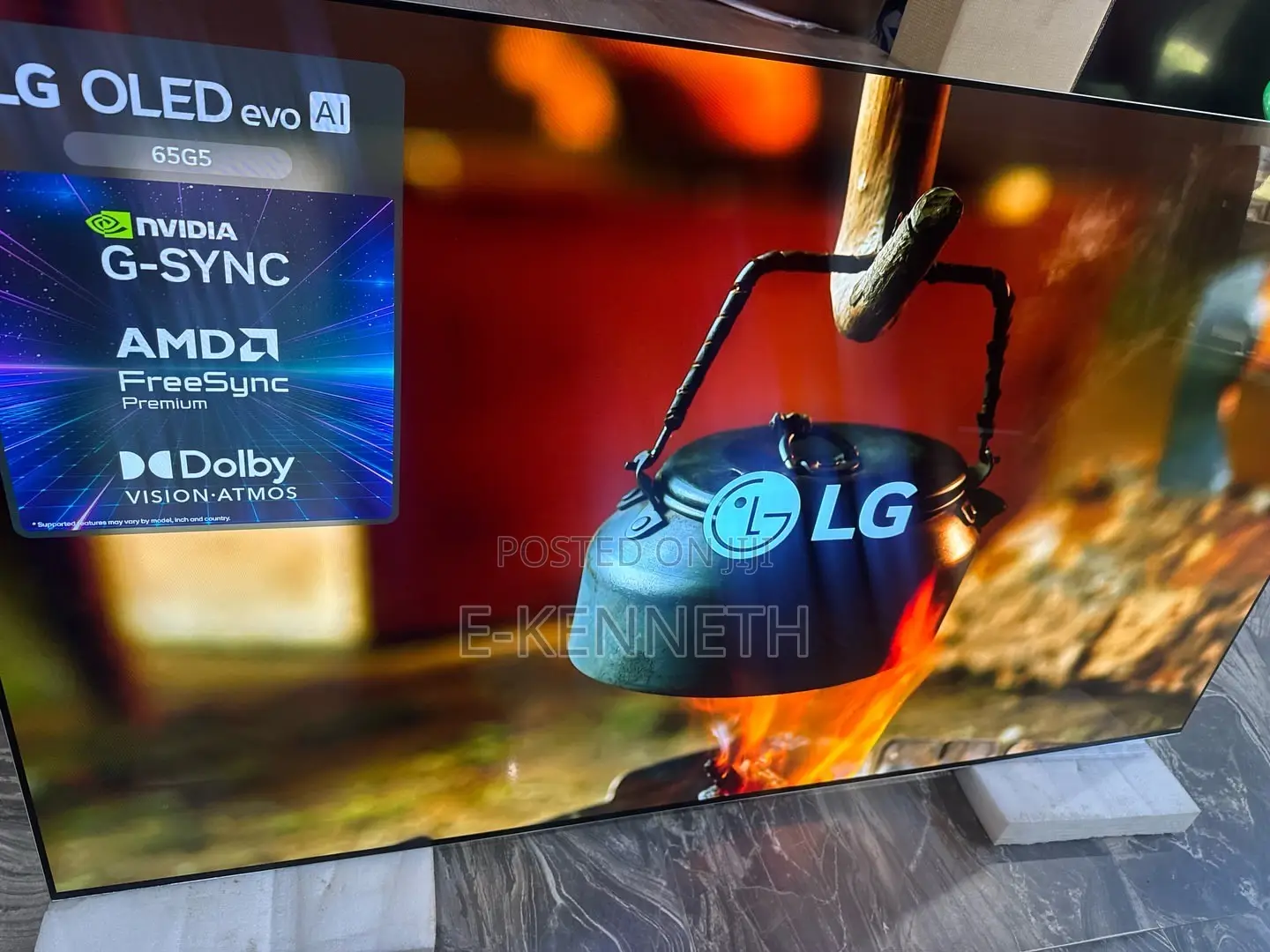LG 65” Inches G5 Oled Evo 4k Smart TV With