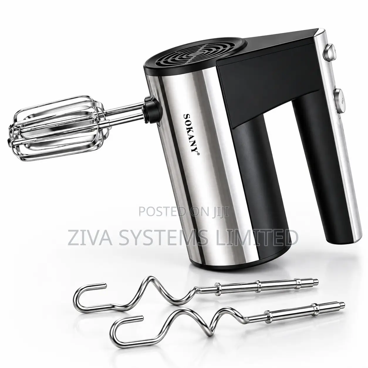 SOKANY Electric Hand Mixer – 5-Speed Cake Mixer & Egg Beater SK-6638