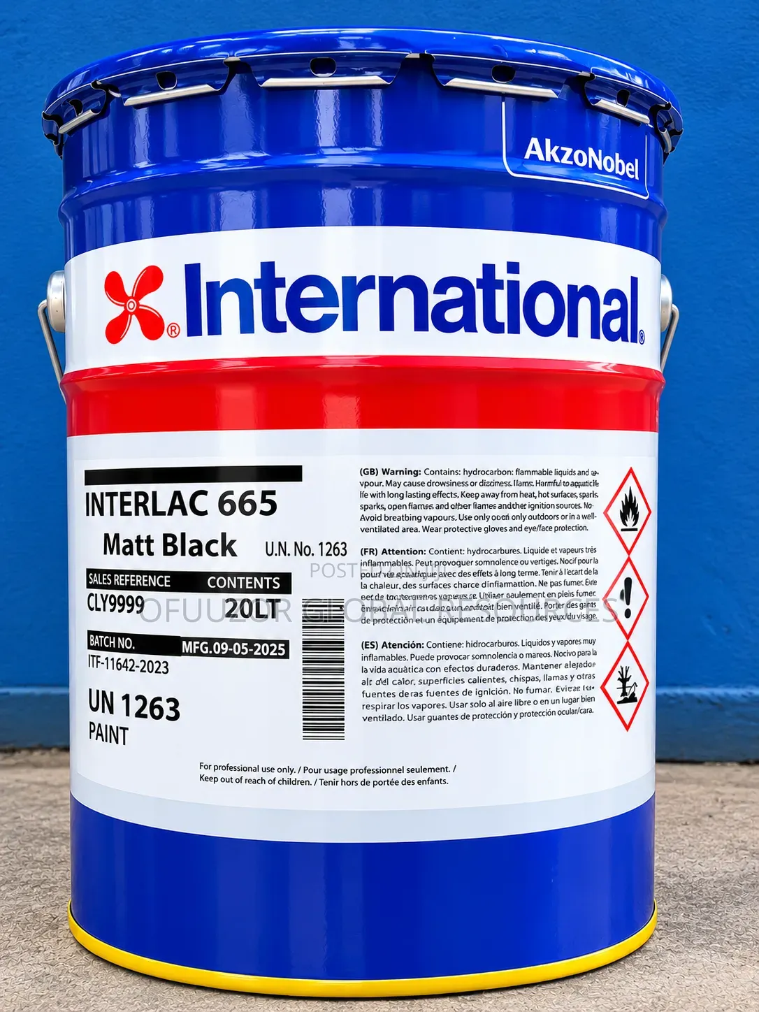 International Marine Paint Matt Black