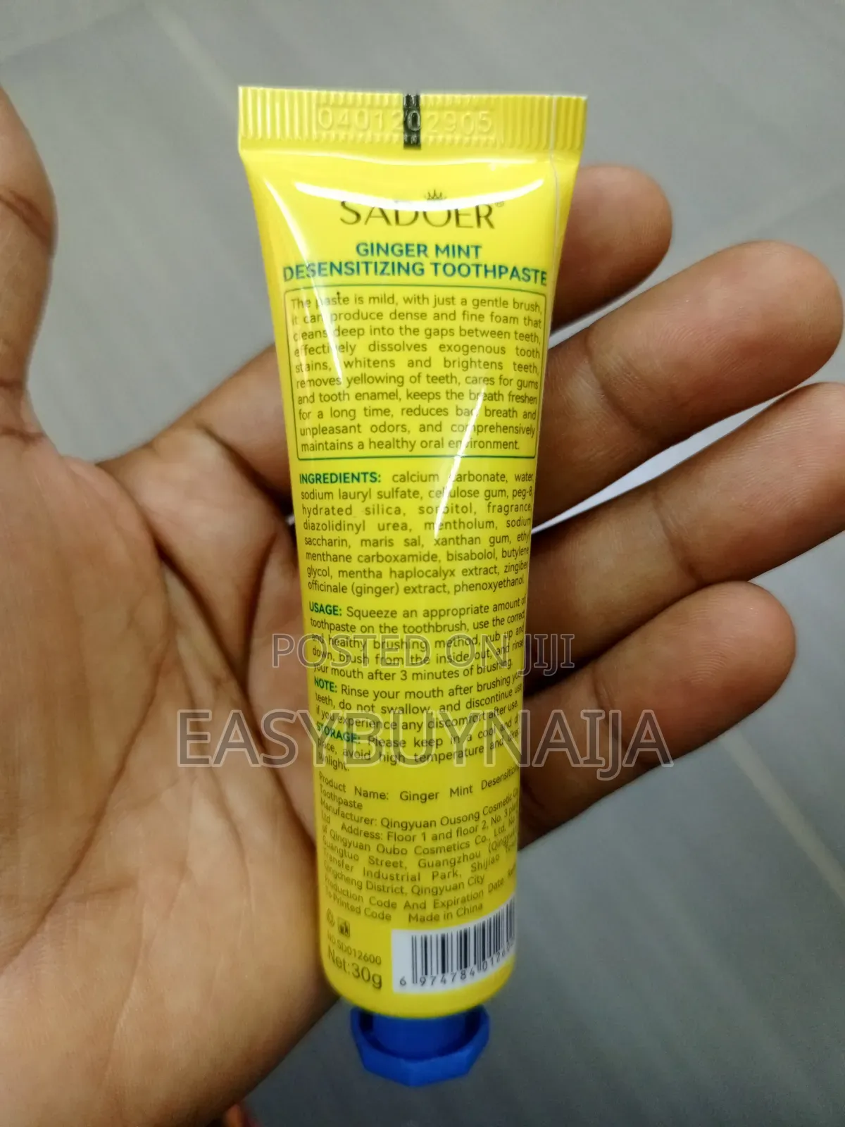 Sadoer Mint Toothpaste 30g