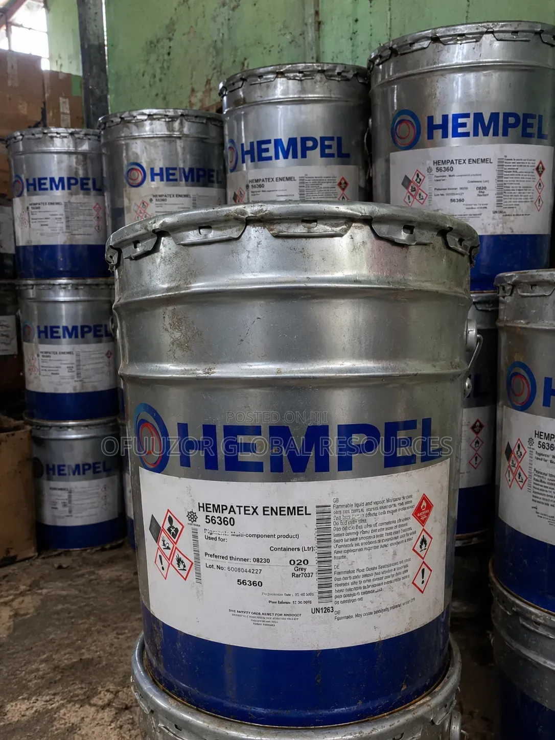 Hempel Enemel 56360 Marine Paint Grey