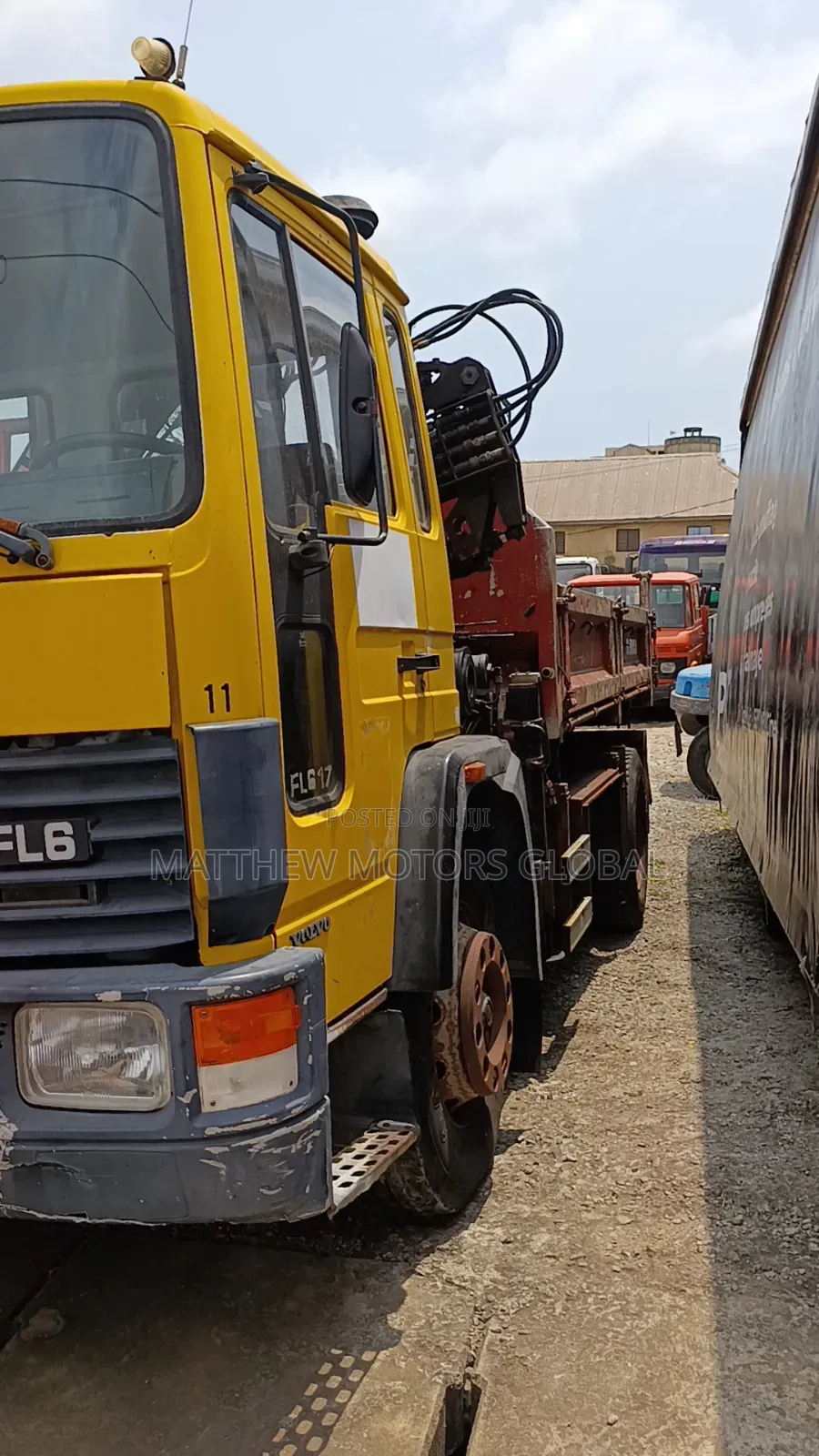 Newly Arrived Volvo Fl6 Tipper With 4.5tons Hiab