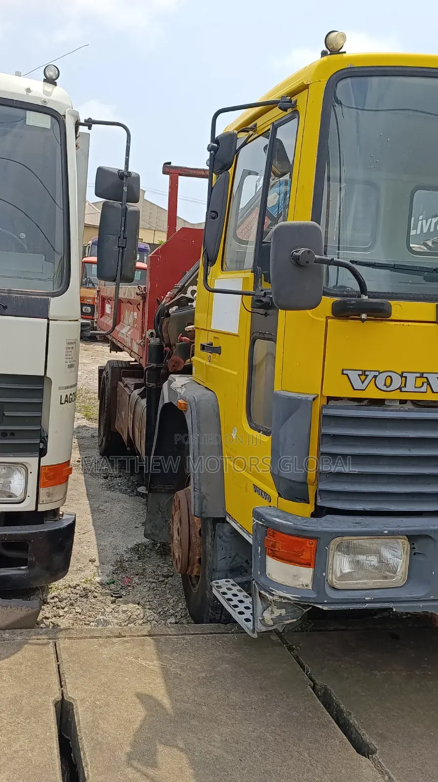 Newly Arrived Volvo Fl6 Tipper With 4.5tons Hiab