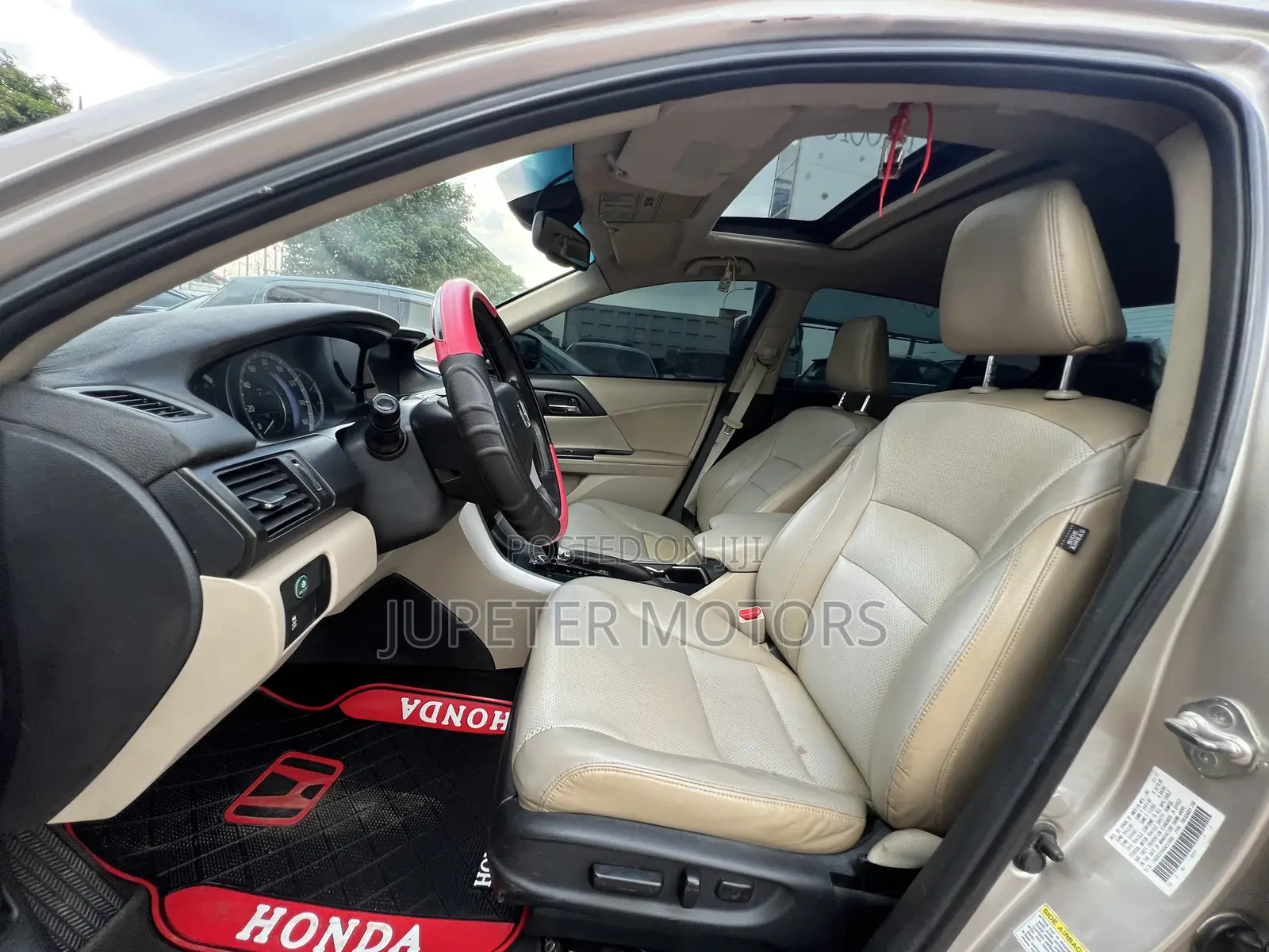 Honda Accord EX-L V-6 4dr Sedan (3.5L 6cyl 6A) 2014 Gold
