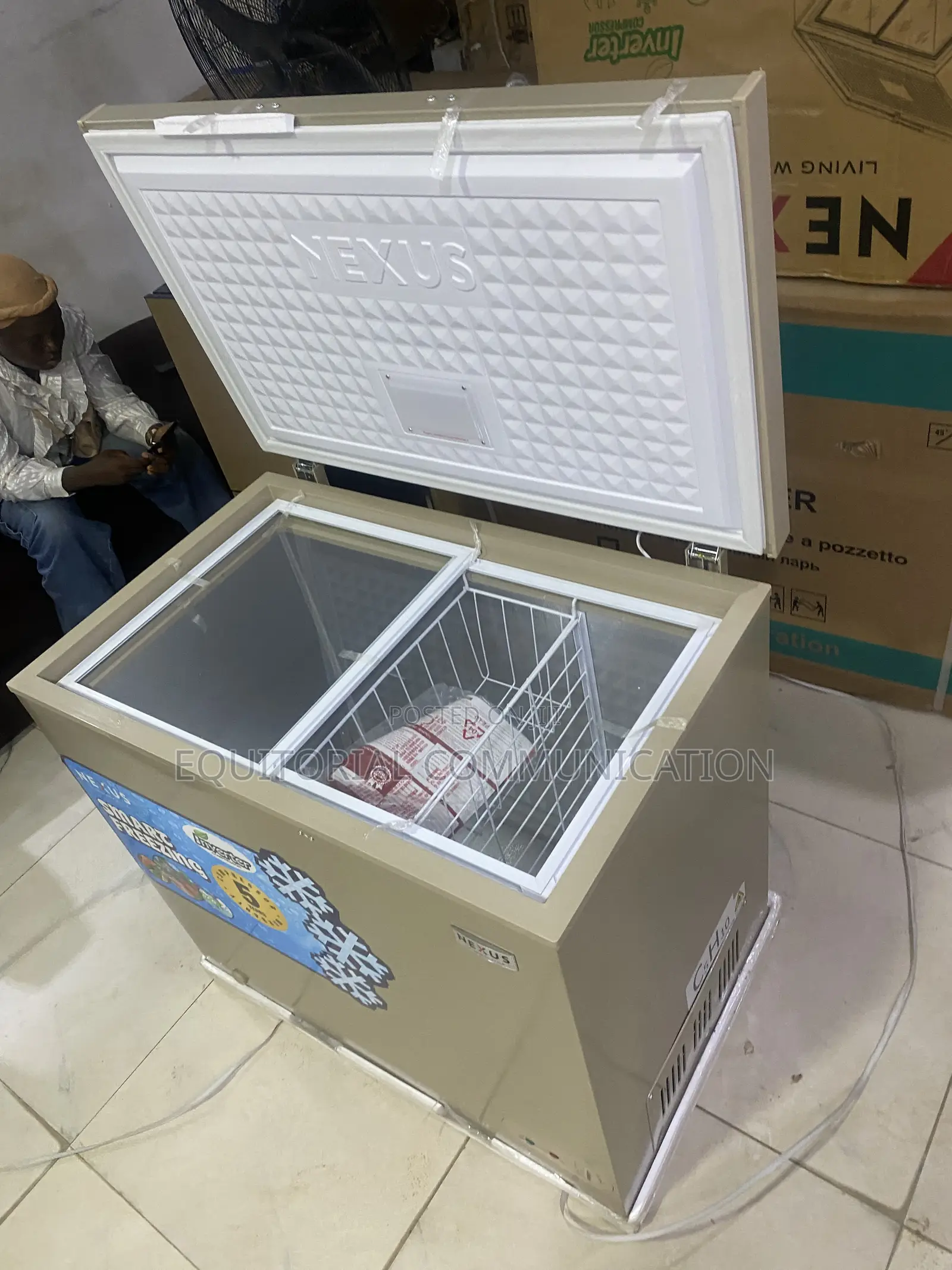 Original Nexus NX-265HEI 207L Inverter Freezer for Everyday Storage