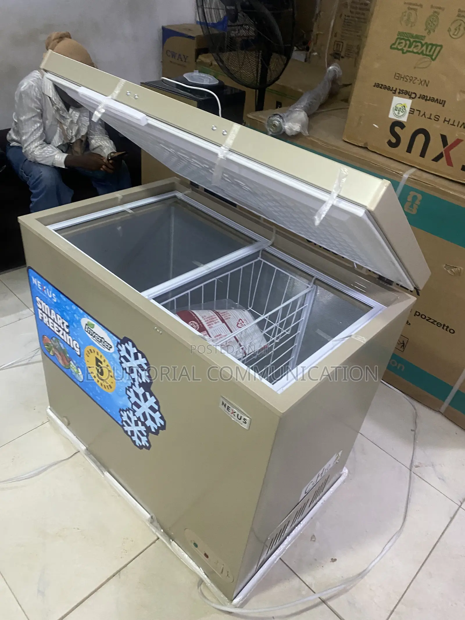 Nexus 207L Inverter Chest Freezer NX-265HEI for Home Use
