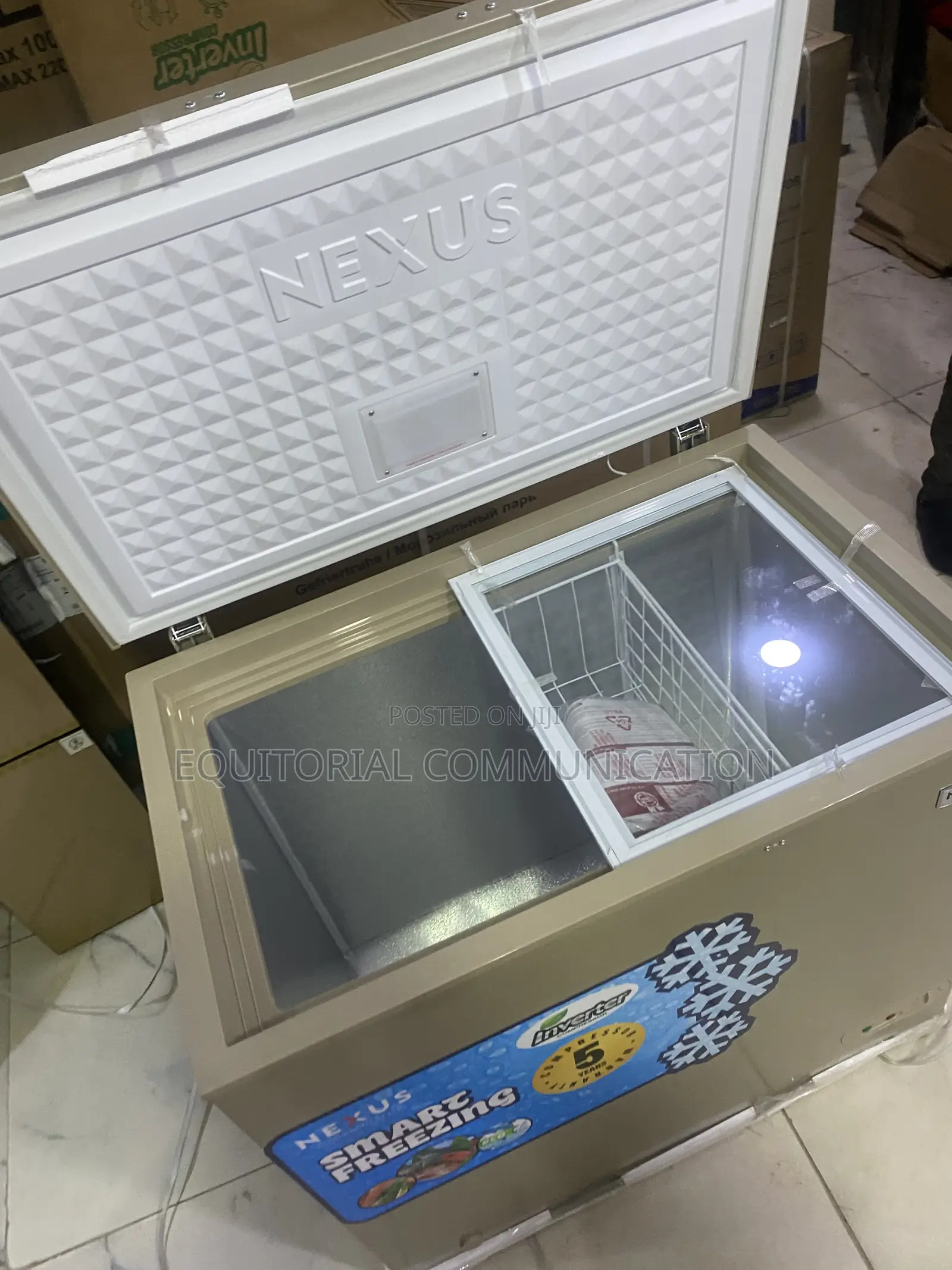 Nexus 207L Inverter Chest Freezer NX-265HEI for Home Use