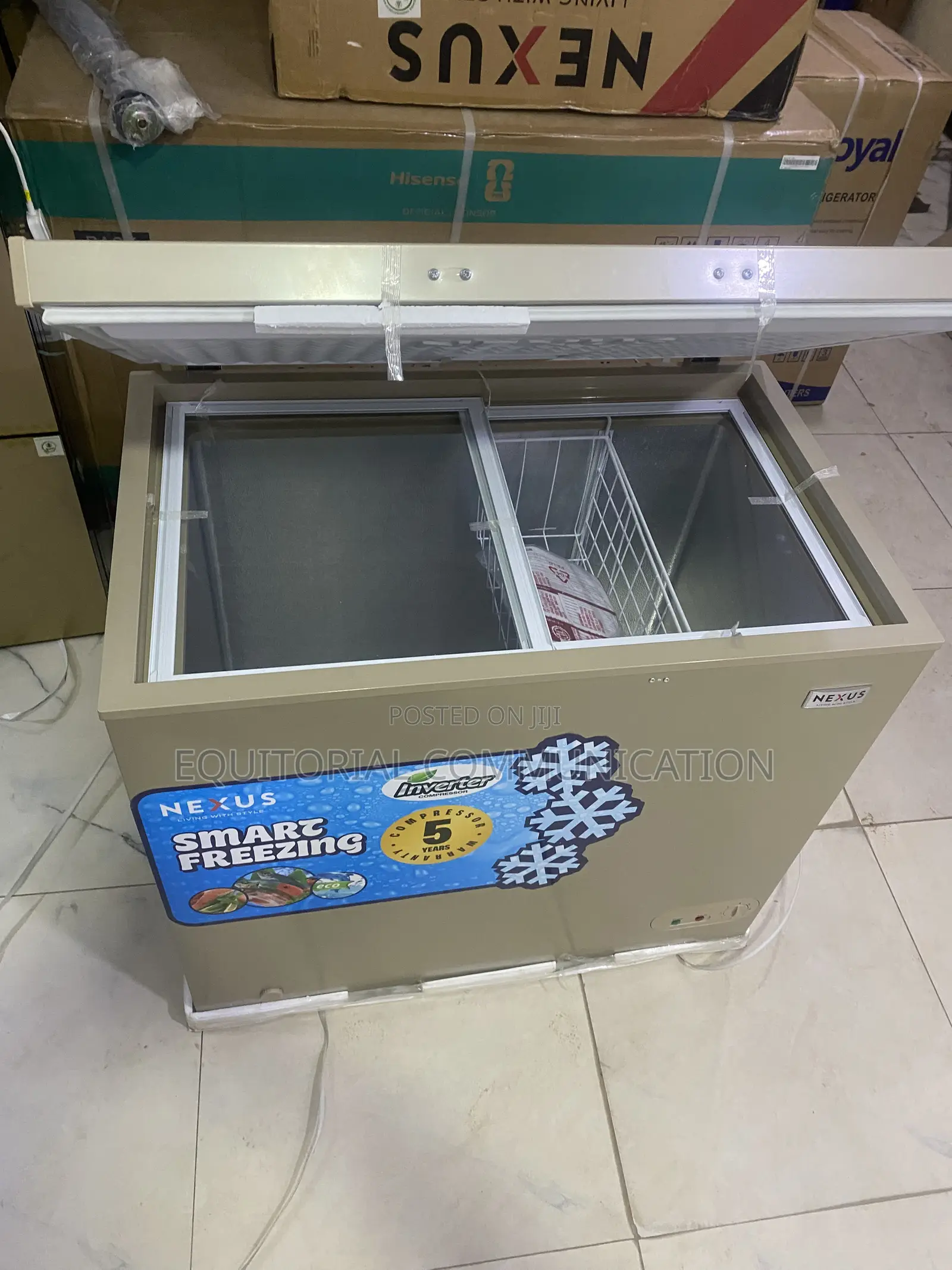 Nexus NX-265HEI 207L Inverter Deep Freezer for Shops and Homes