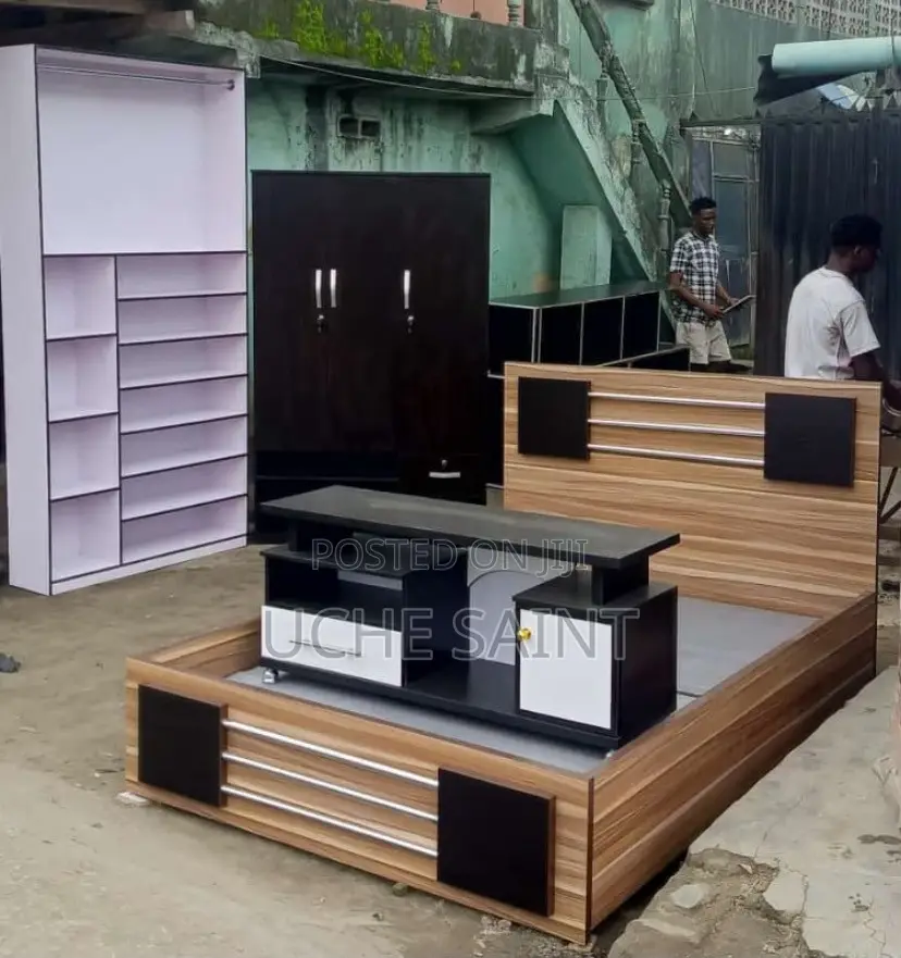Bed Stand and Family Size Wardrobes