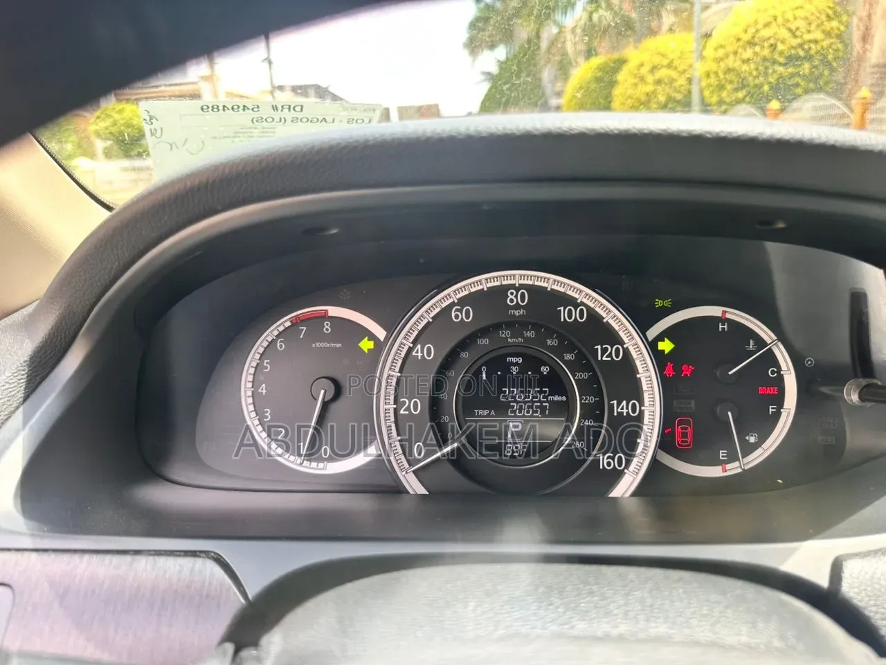 Honda Accord 2014 White