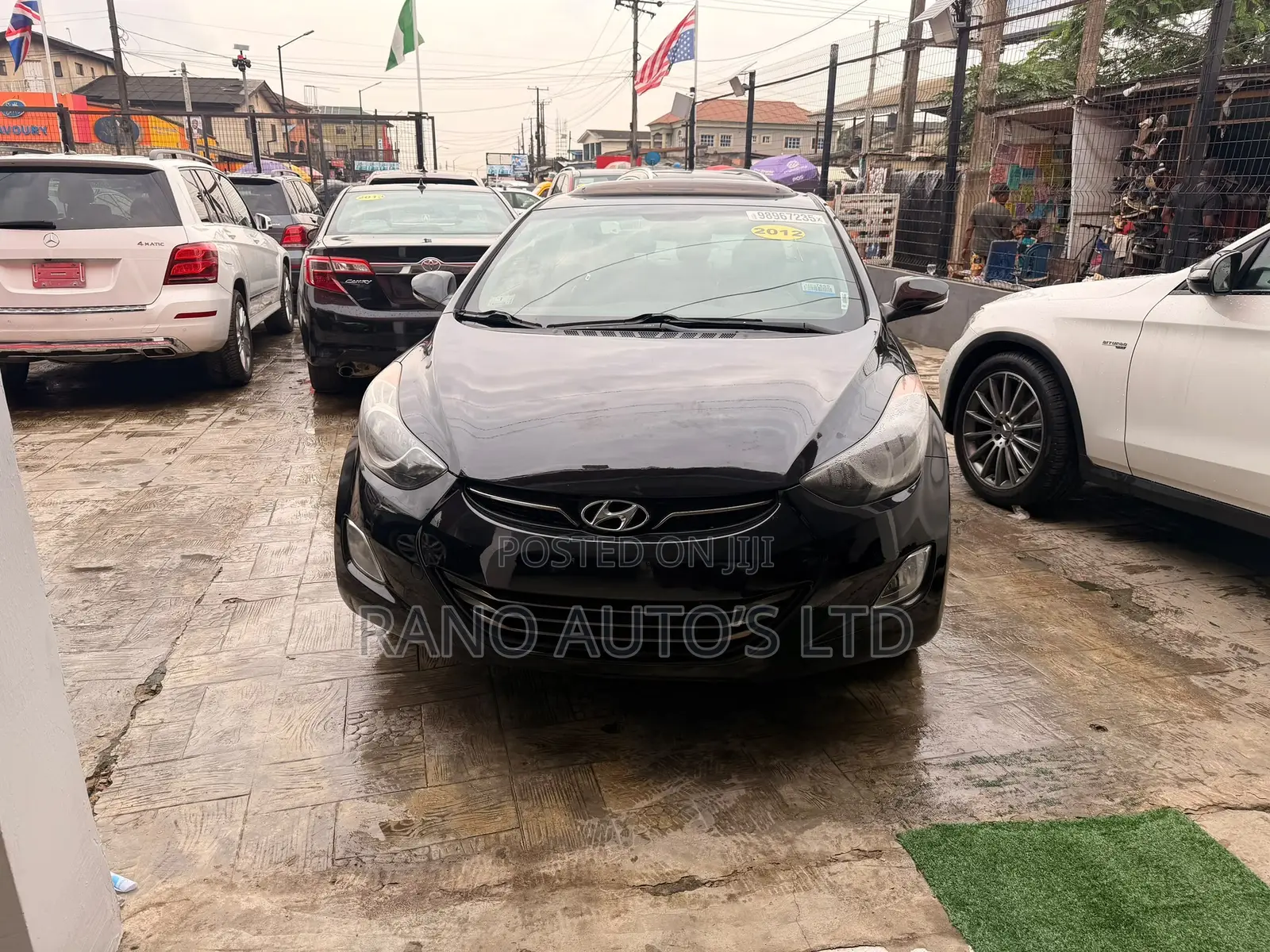 Hyundai Elantra Limited 2012 Black