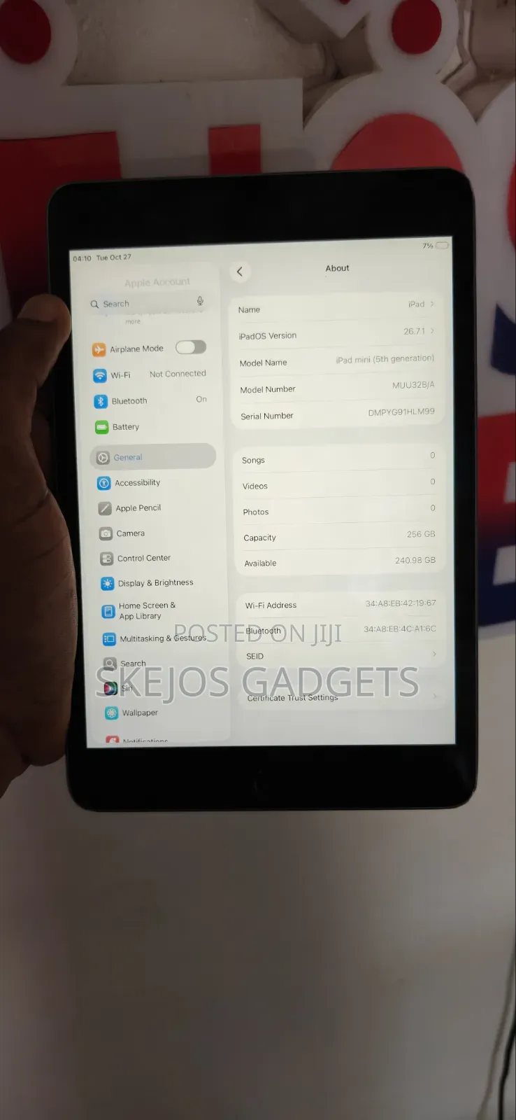Apple iPad mini 5 (2019) 256 GB Gray