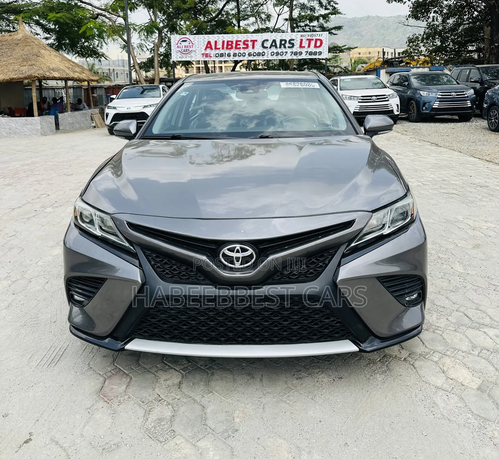 Toyota Camry SE (2.5L 4cyl 8A) 2019 Gray