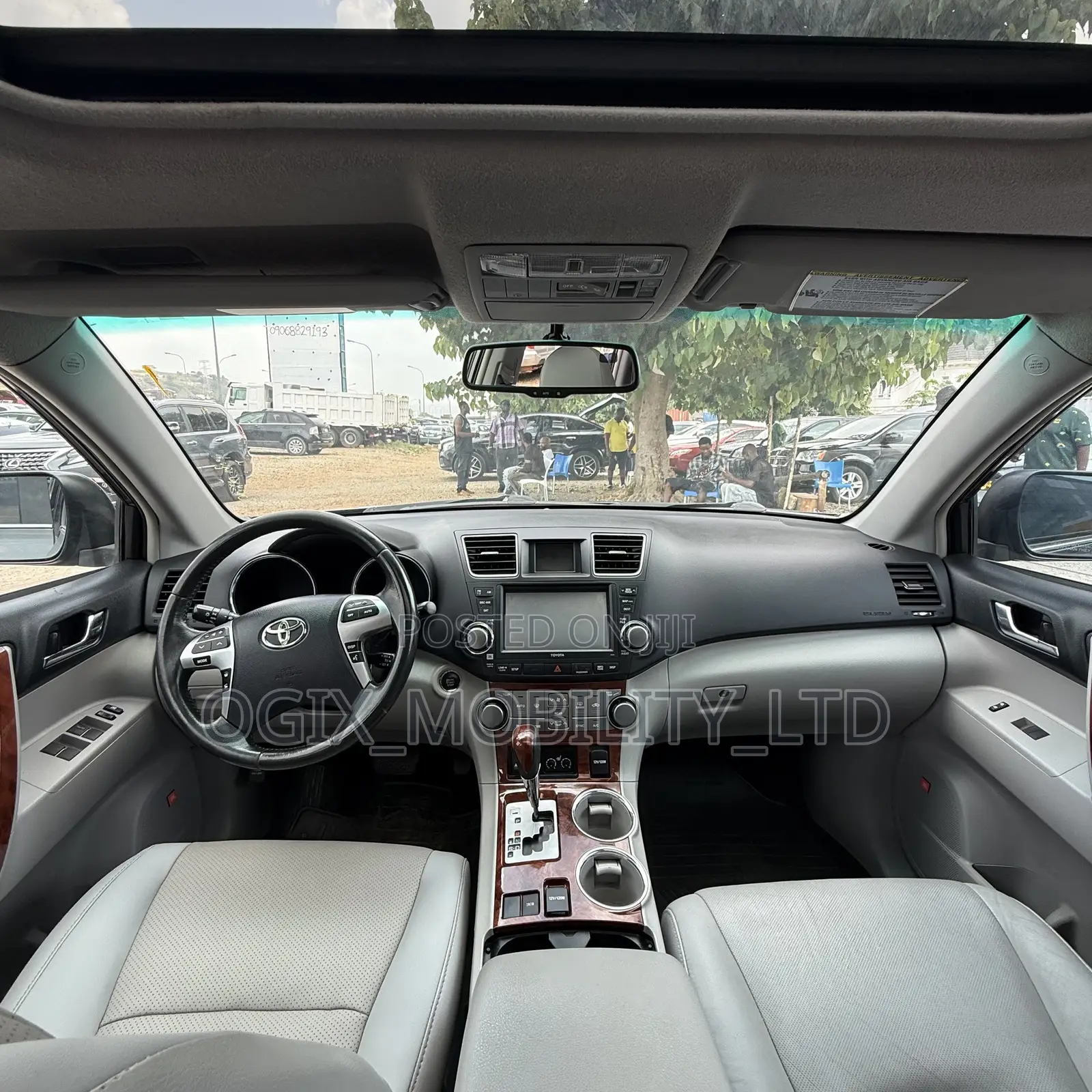 Toyota Highlander Limited 2012 Gray
