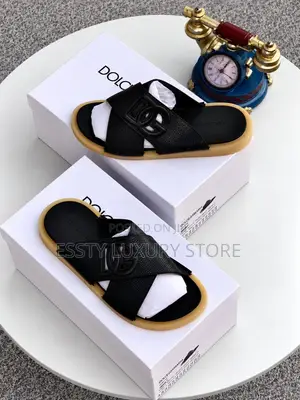 High Quality Luxury Dolce and Gabbana Crossover Slippers