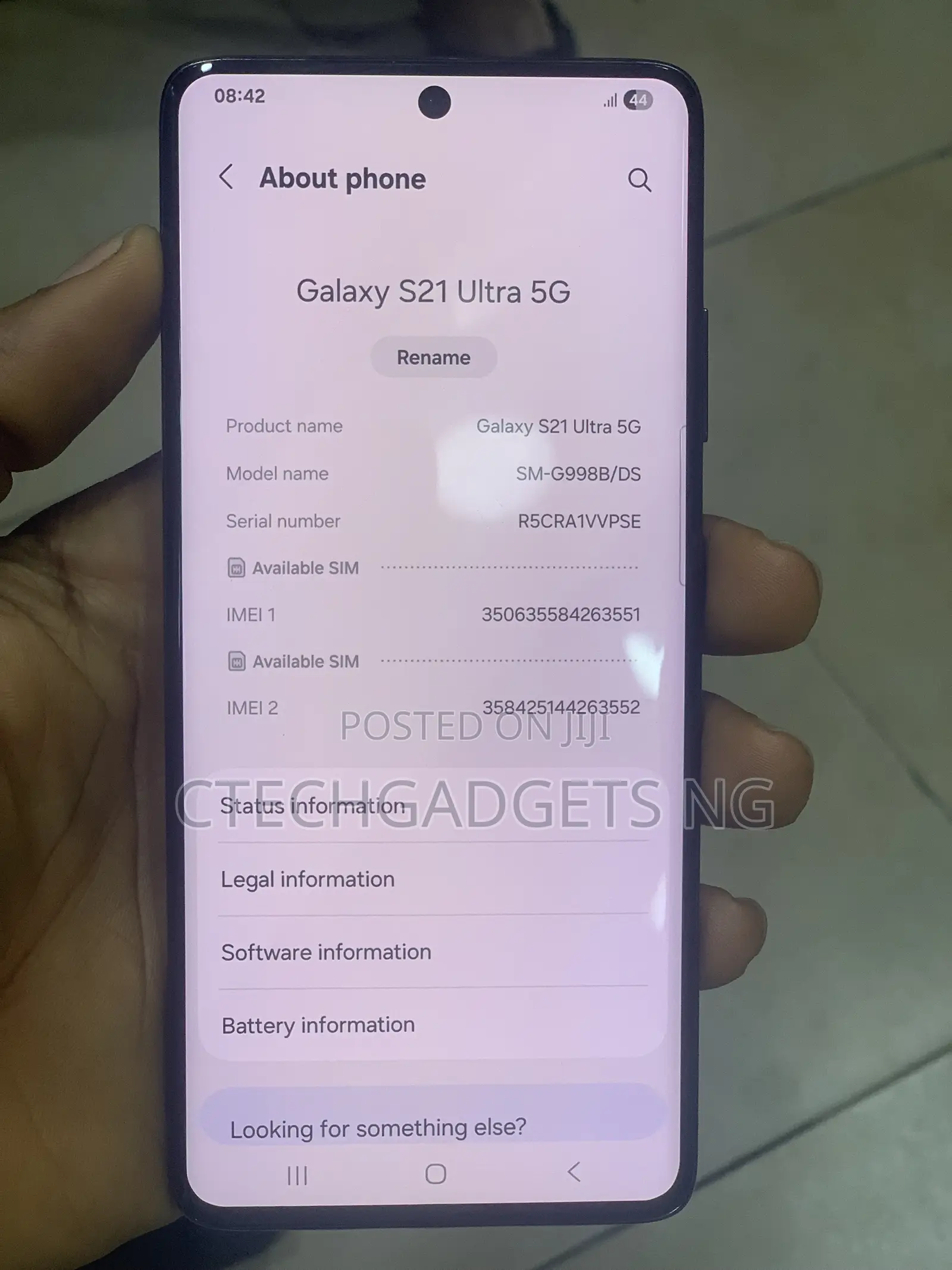 Samsung Galaxy S21 5G 256 GB Black