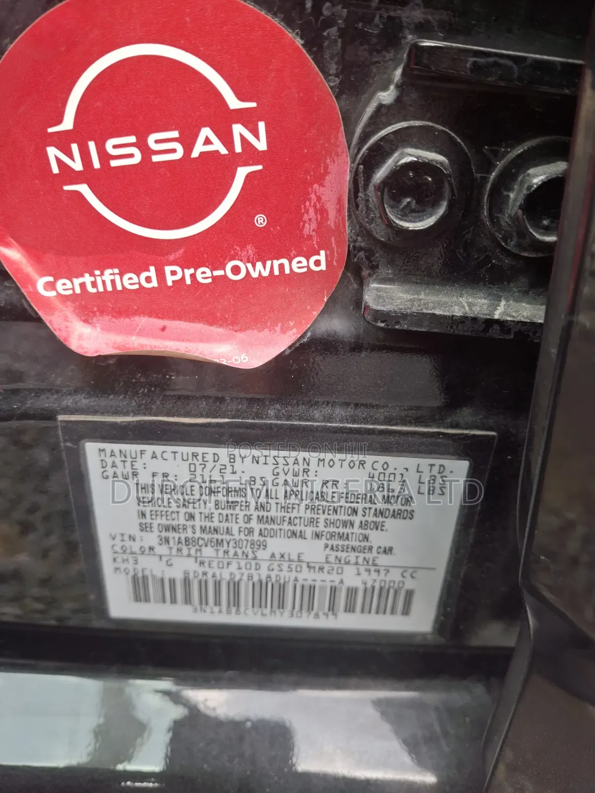 Nissan Sentra SV 2021 Black