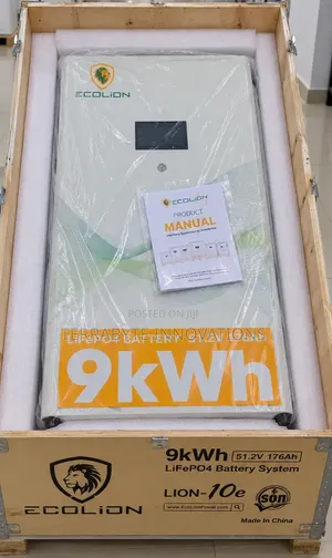 18E 9kWh 51.2V 176Ah Lithium LiFePO4 Battery Ecolion