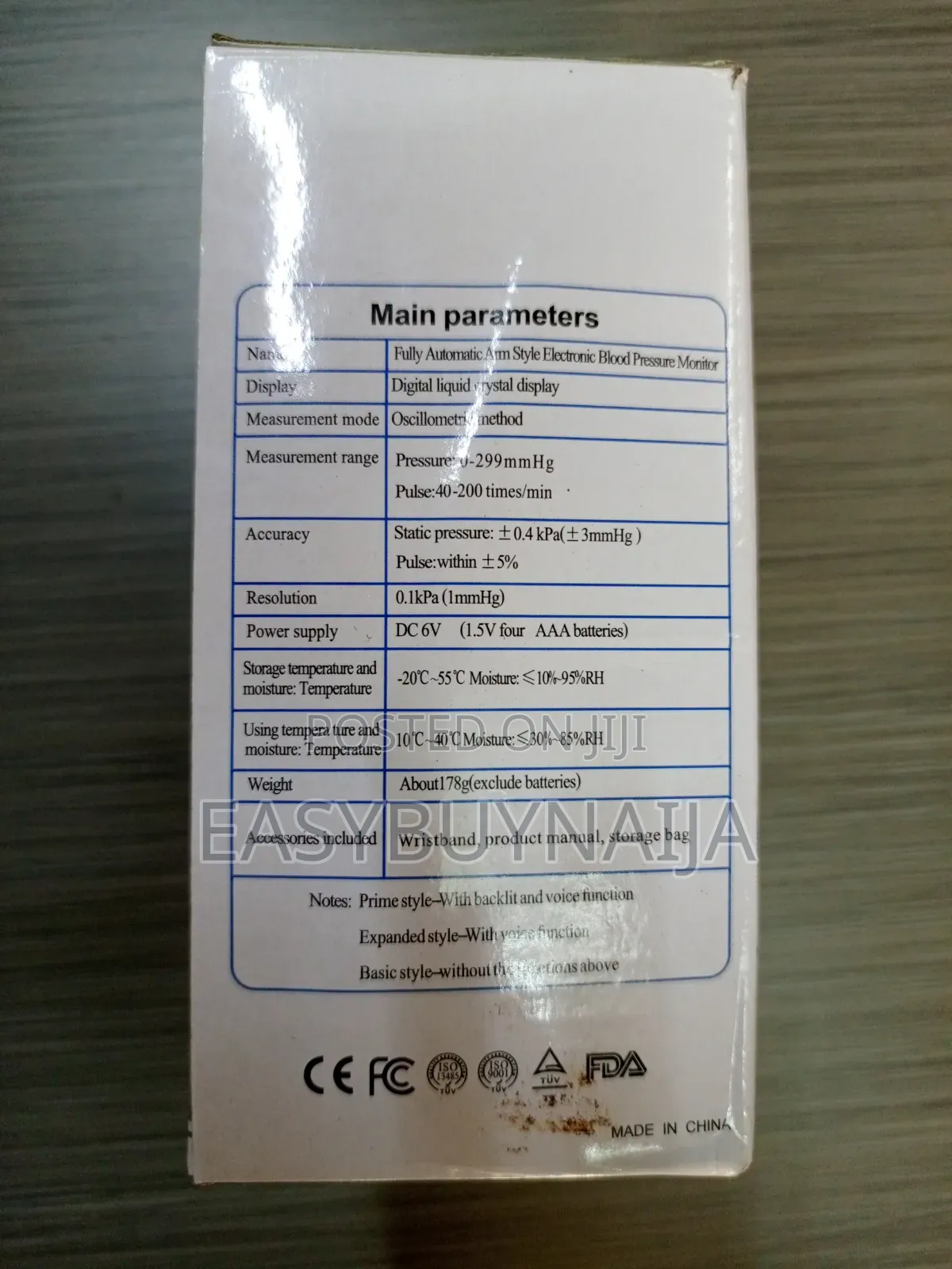 Blood Pressure Monitor With Voice