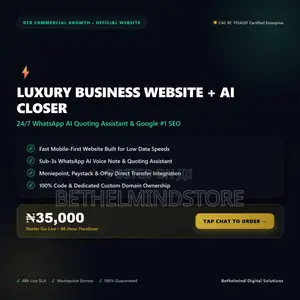 Professional Business Website + 24/7 AI WhatsApp Sales Assistant