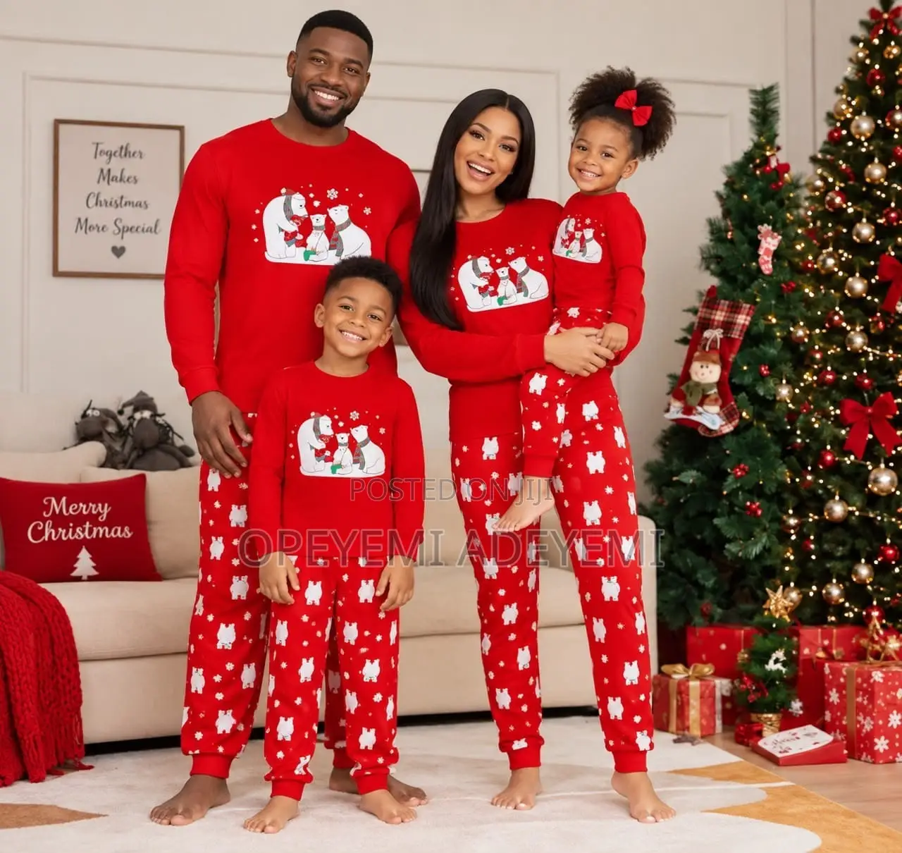 Red Design Christmas Pyjamas