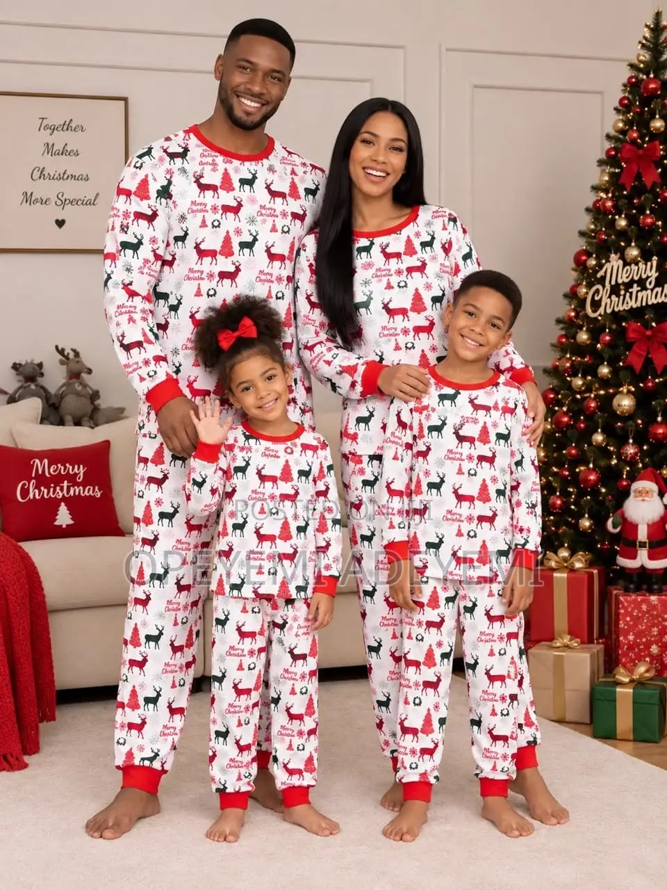 Red Design Christmas Pyjamas