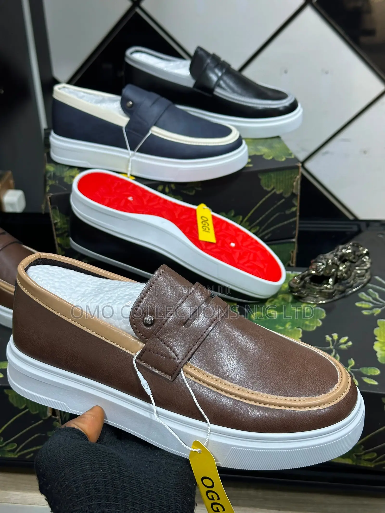 Luxury Timberland Men’s Leather Slip-on Shoes – Fully Boxed