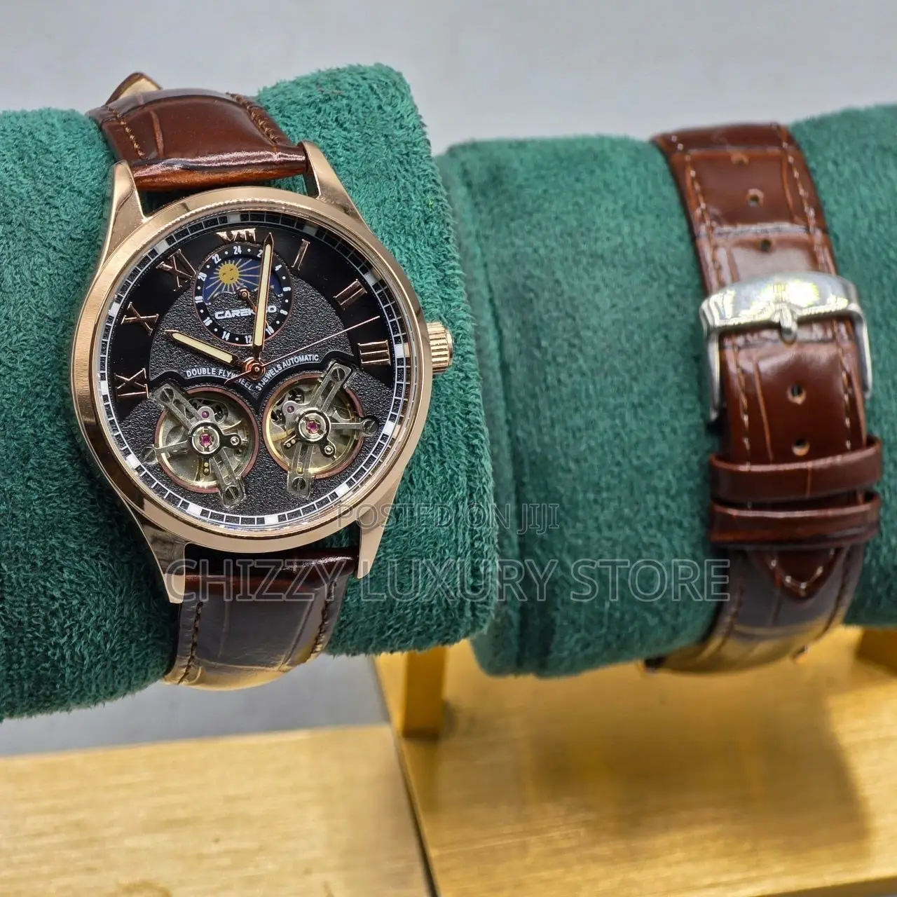 Carekiso Quality Luxury Men Automatic Engine Wristwatch