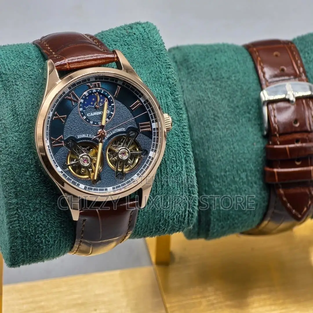 Carekiso Quality Luxury Men Automatic Engine Wristwatch