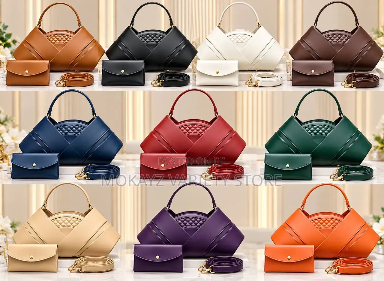 Classique Quilted v Shape Statement Leather Handbag With Mini Purse