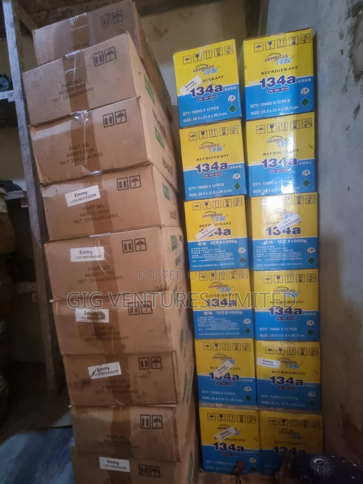 A/C Compressor Gass and Oil