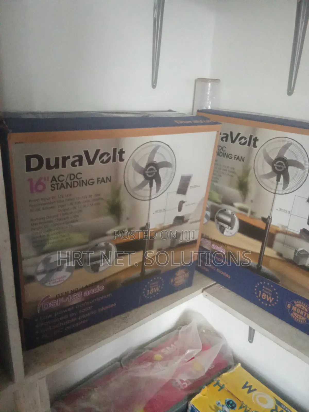 Original DuraVolt 16-Inch Standing Fan for Home and Office